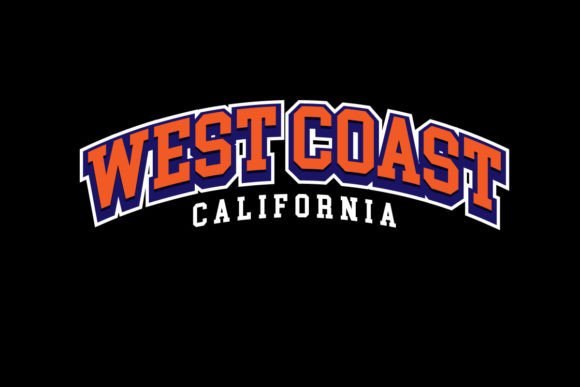 Capture the Golden Coast Vibe with Vintage West Coast Graphic Design
