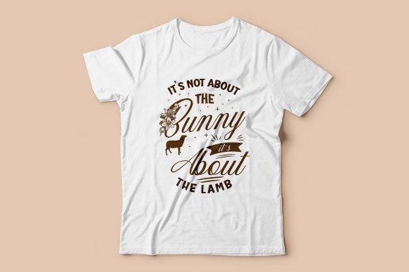 Easter Day Graphic T-shirt Design Lamb: A Meaningful Visual Statement