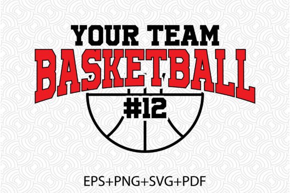 Game-Day Graphics: The Your Team Basketball #12 T-shirt