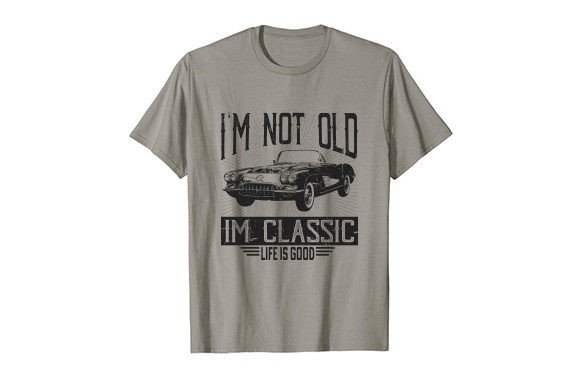 I'm Not Old Classic Car Graphic: A Timeless Asset for Your Brand