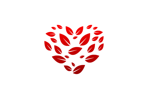 Leaf Love Graphic Design SVG: Nature's Touch for Modern Projects
