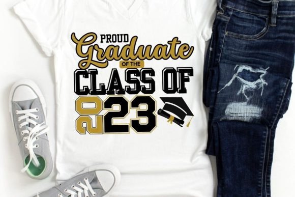 Proud Graduate 2023 Tshirt Graphic PNG: Design Ideas