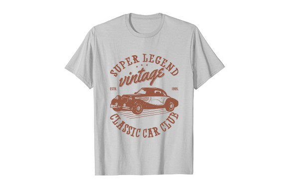Timeless Appeal: Working with the Vintage Classic Car T-shirt Graphic